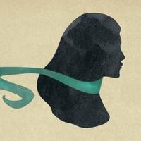 Девушка в зеленом шарфе